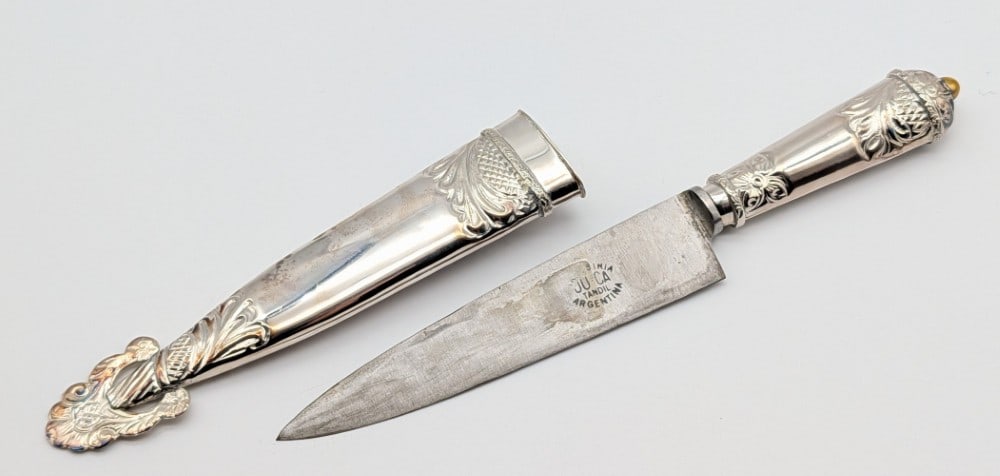 Argentine Ju-Ca Gaucho Boot Dagger w/ Scabbard (1 of 9)