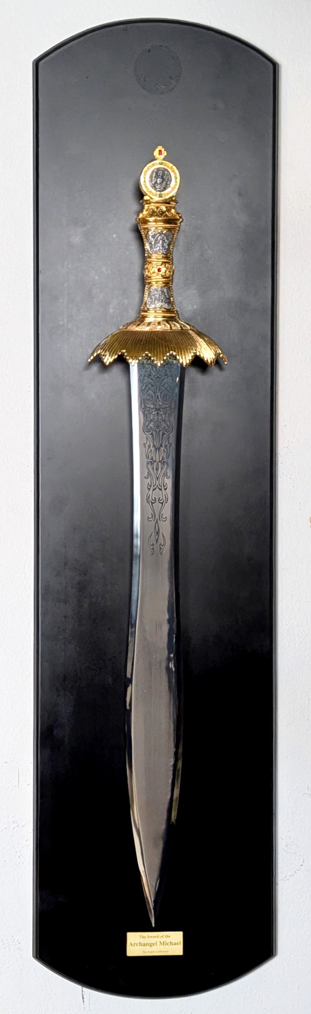 The Noble Collection Sword of Archangel Michael w/ Plaque (1 of 10)