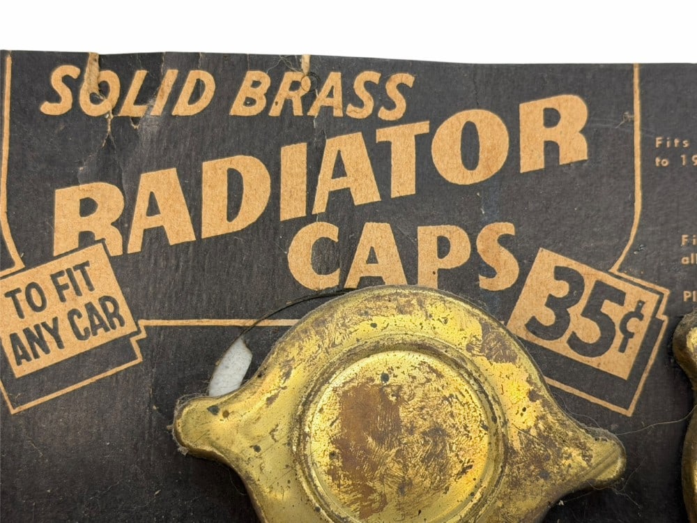 Berkson Products Solid Brass Radiator Caps Set - 2