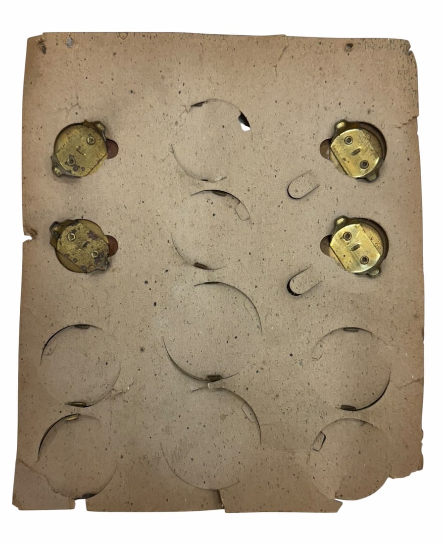 Berkson Products Solid Brass Radiator Caps Set - 4