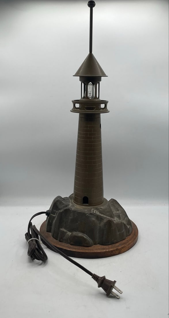 Cast Brass Lighthouse Table Light - 2