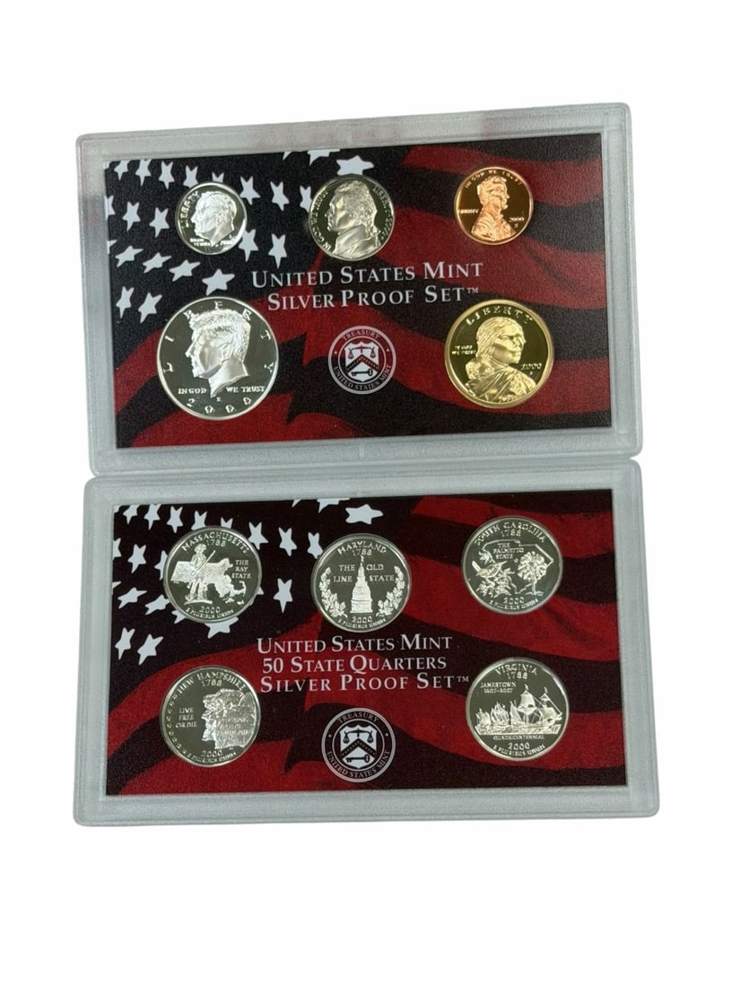 2000 U.S. Mint Silver Proof Set - 2