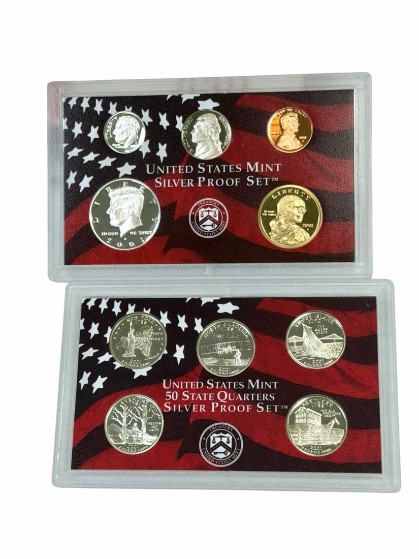 2001 U.S. Mint Silver Proof Set - 2