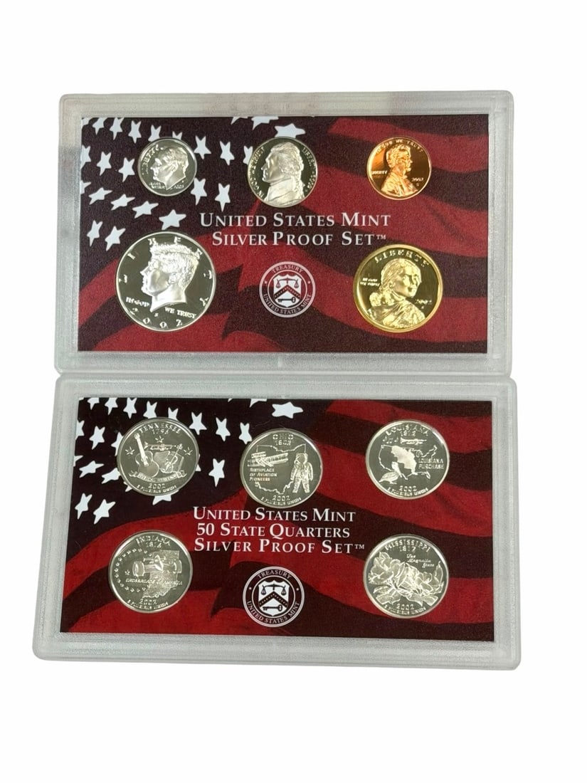 2002 U.S. Mint Silver Proof Set - 2