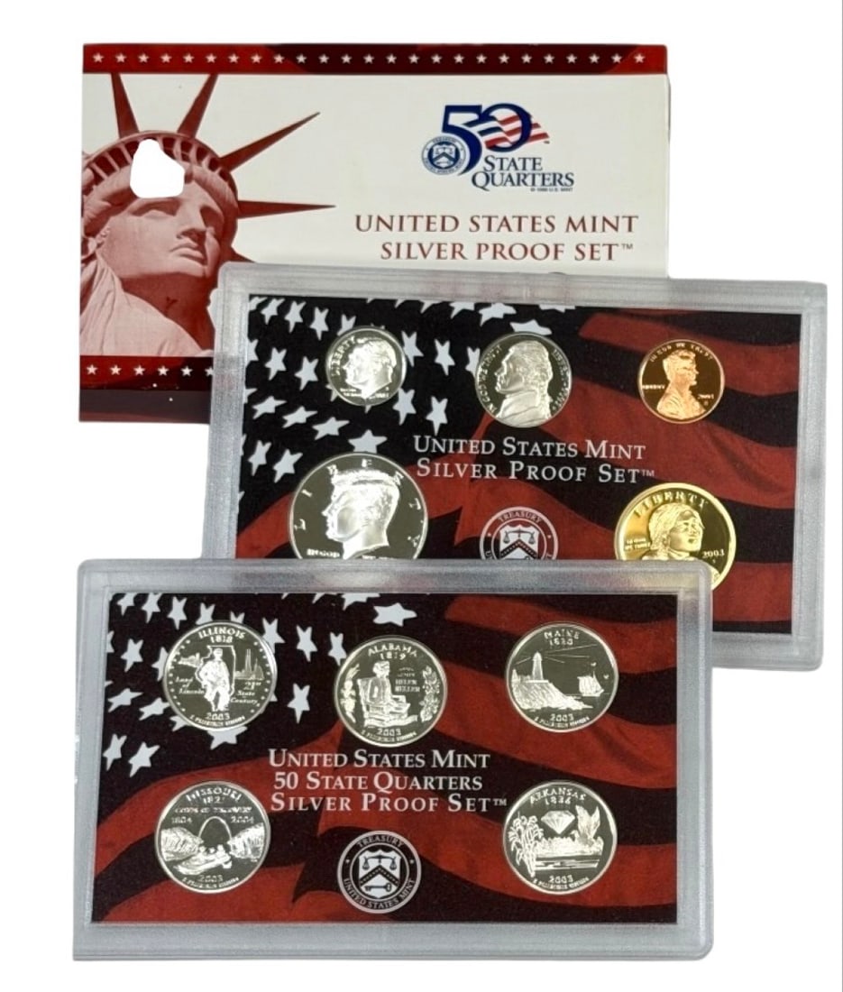 2003 U.S. Mint Silver Proof Set - 3