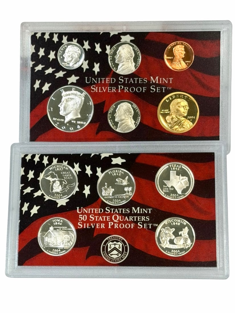 2004 U.S. Mint Silver Proof Set - 2