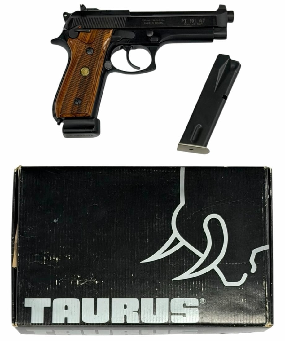 Taurus Model PT101AF .40 Caliber Semi Automatic Pistol in Box (1 of 17)
