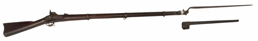 US Springfield 1863 .58 Caliber Percussion Rifle with Bayonet (1 of 15)
