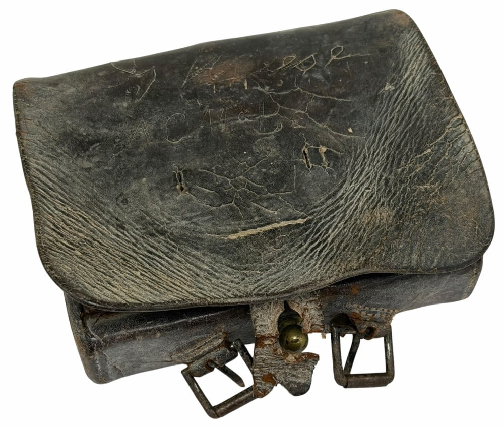 US Civil War Maker Marked Pistol Cartridge Box (1 of 5)