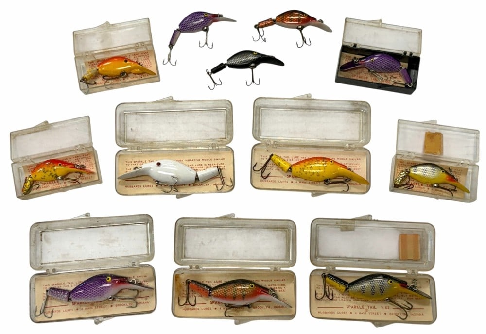 (12) Assortment of Sparkle Tail (Brookland,IN) Hubbards Lures (1 of 11)