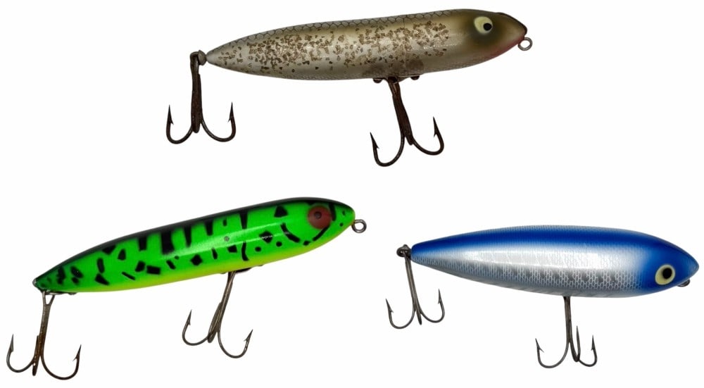 Heddon Zara spook No. X9255, No. 9255SS, and Zara Spook XBL Lures (1 of 9)
