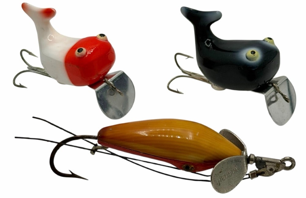 Heddon Hi-Tail Lures and Heddon Stanley Pork Rind Bait Lure (1 of 7)