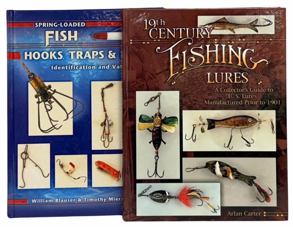 19th Century Fishing Lures Collector's Guide and Spring-Loaded Fish, Traps & Lures Books (1 of 3)