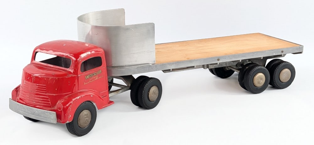 Smith Miller GMC Truck with Flatbed Trailer (1 of 10)