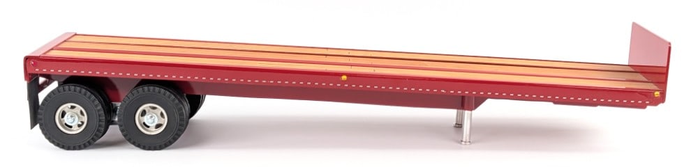 Custom Vern White Flatbed Trailer - 3