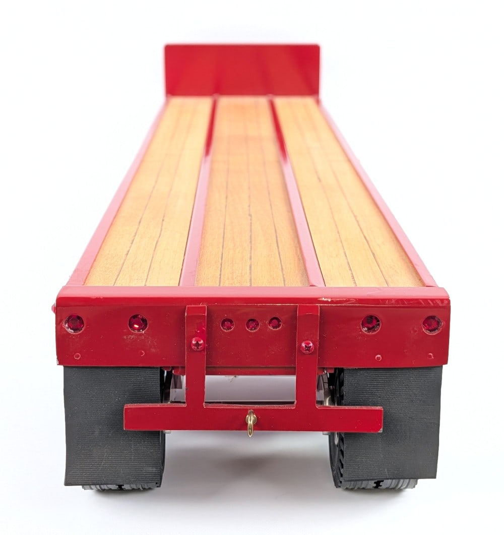 Custom Vern White Flatbed Trailer - 4