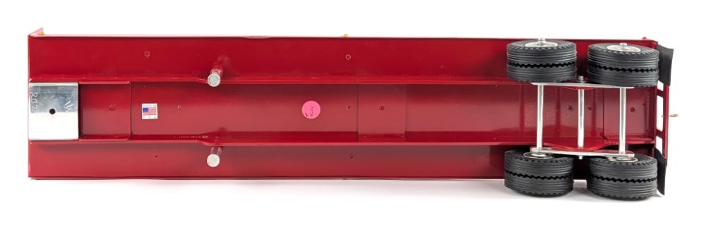 Custom Vern White Flatbed Trailer - 7