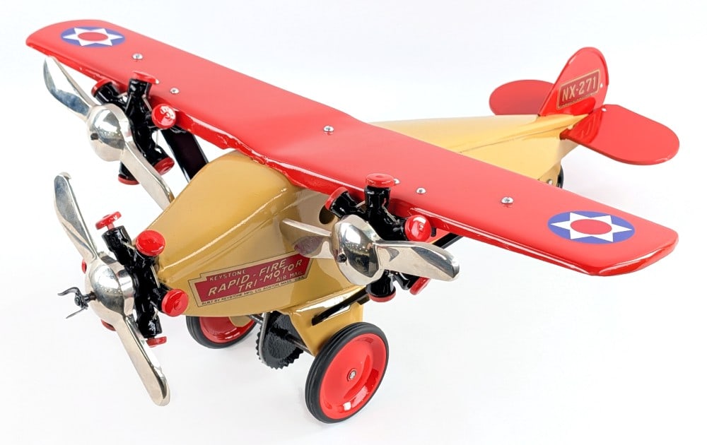 Restored Keystone Rapid-Fire Tri-Motor Air Mail Airplane (1 of 7)