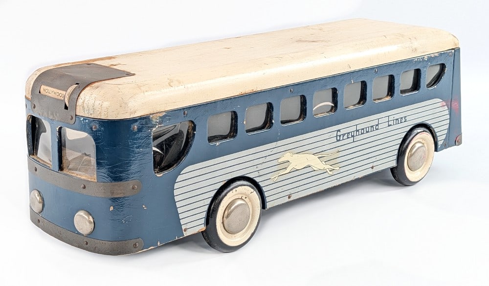 Buddy L Wood Toys Greyhound Lines Bus (1 of 8)
