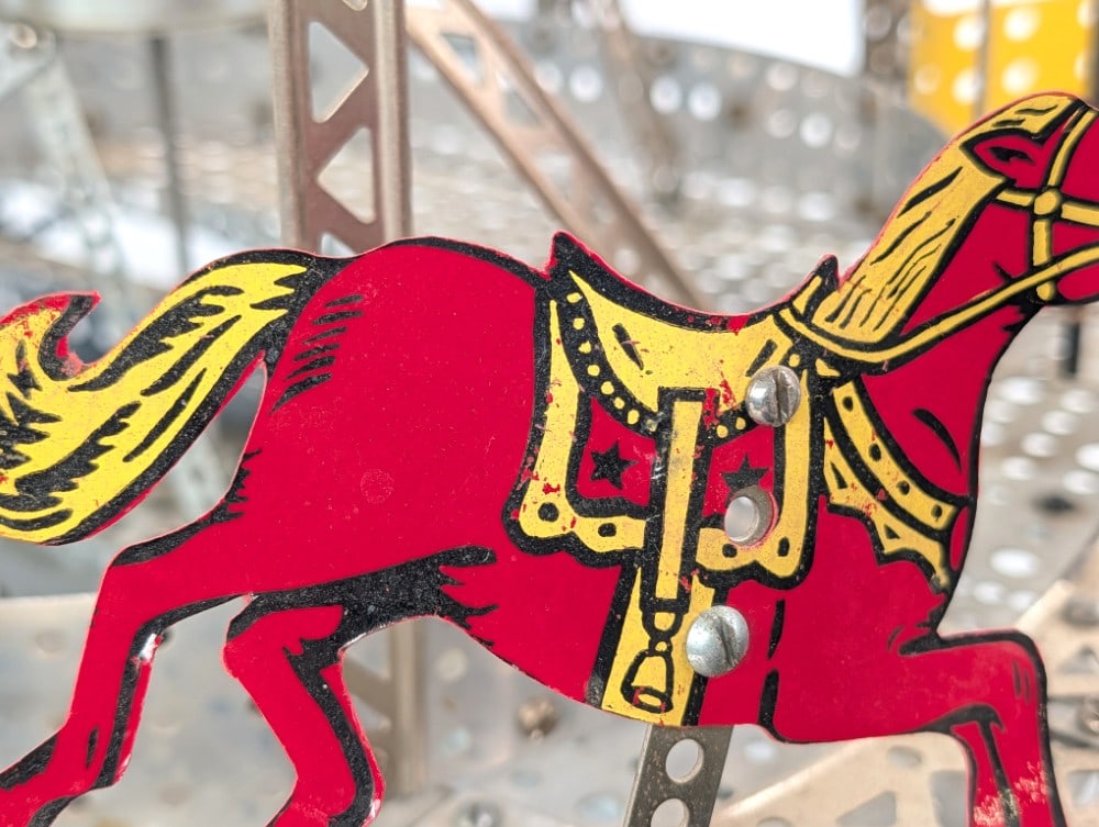 Built Carousel Erector Set - 14
