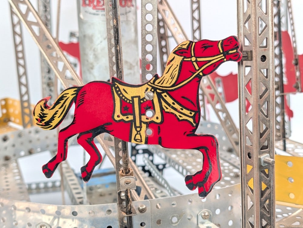 Built Carousel Erector Set - 2