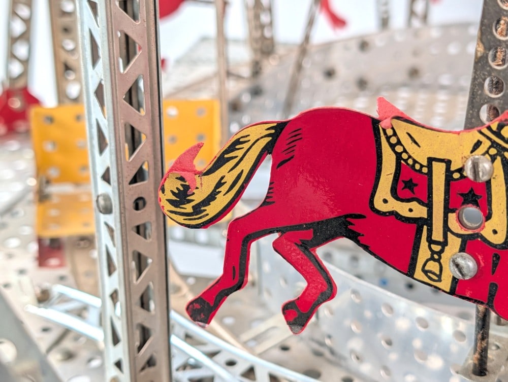 Built Carousel Erector Set - 9