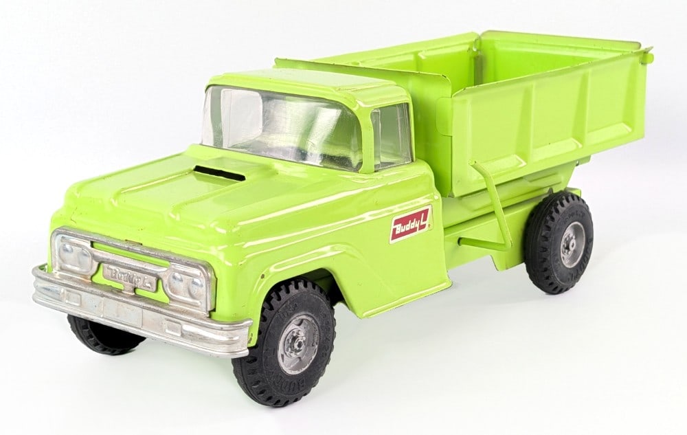 Buddy L Lime Green Dump Truck (1 of 7)