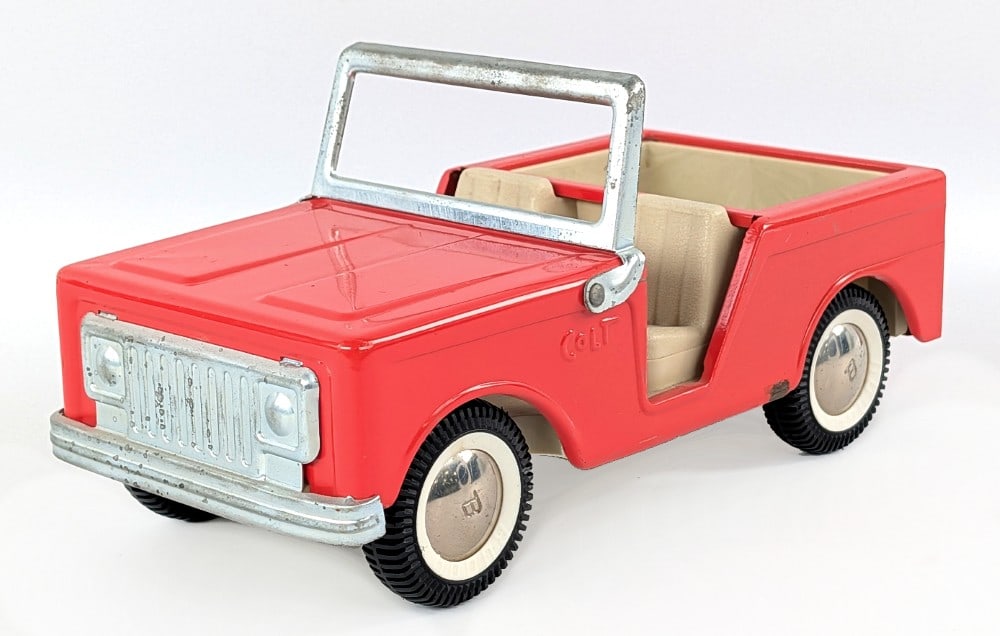 Buddy L Colt Truck: Original Buddy L Colt Truck. The truck has a couple small paint chips and light play wear. Measures approximately 10" long.