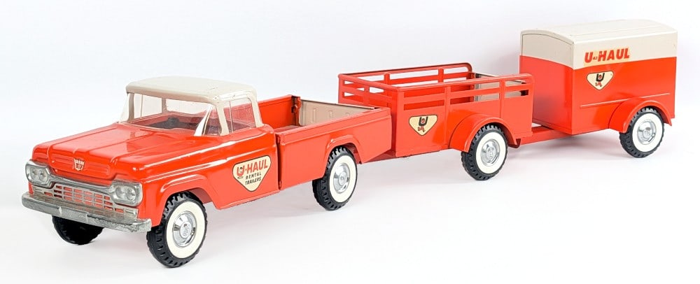 Original Nylint Ford U-Haul Truck w/ Trailers (1 of 14)