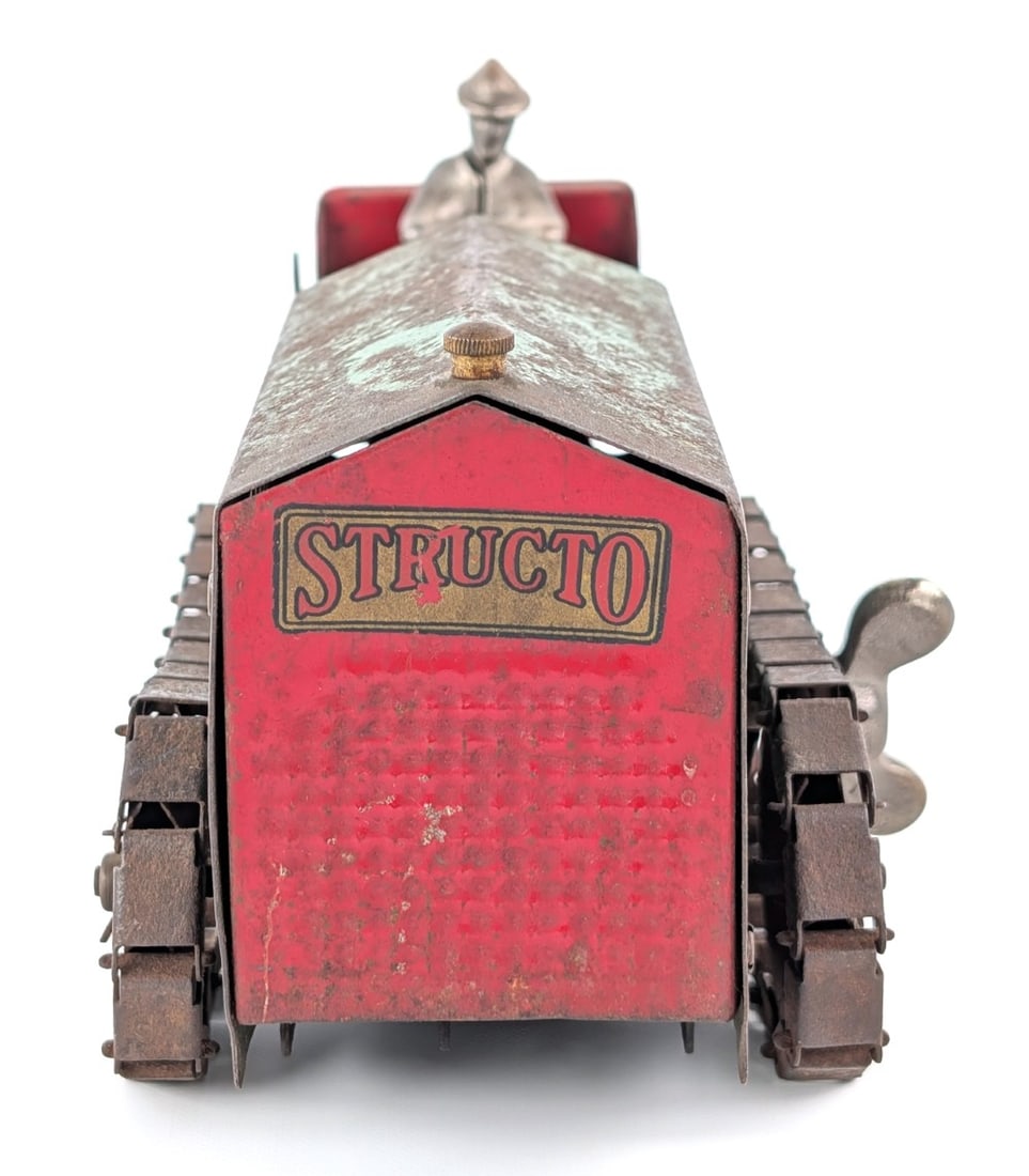 Original Structo Clockwork Dozer Crawler - 2