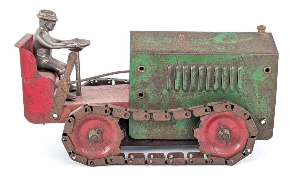 Original Structo Clockwork Dozer Crawler - 3