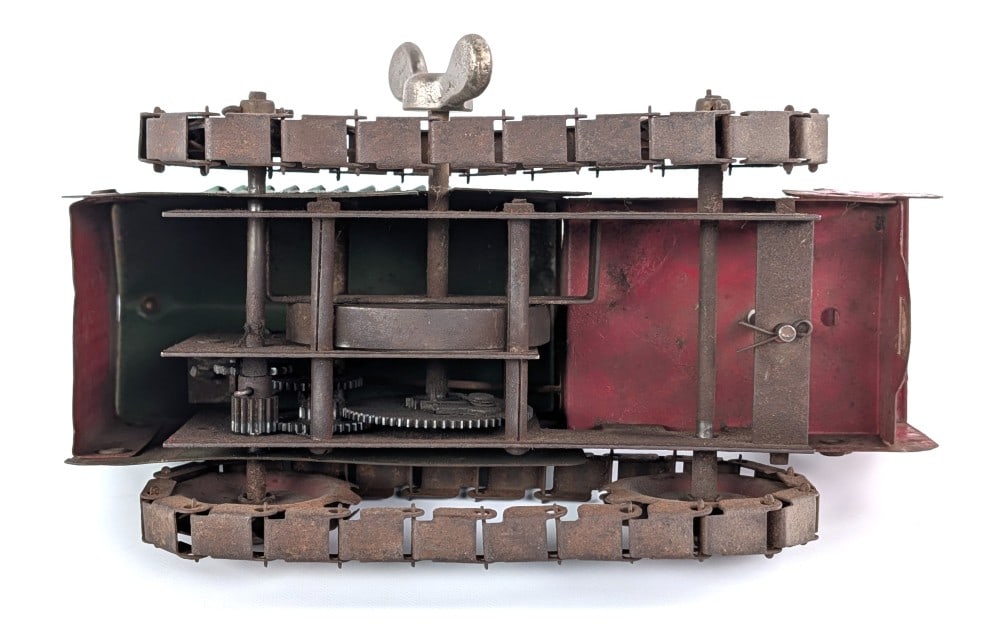 Original Structo Clockwork Dozer Crawler - 7
