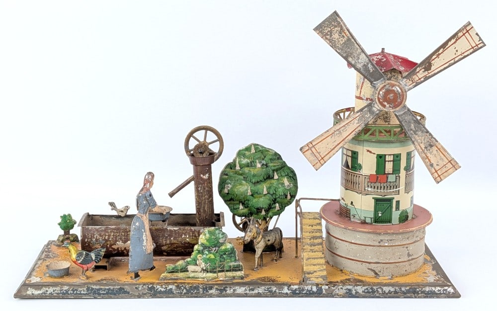 German Windmill Scene Steam Toy Accessory (1 of 14)