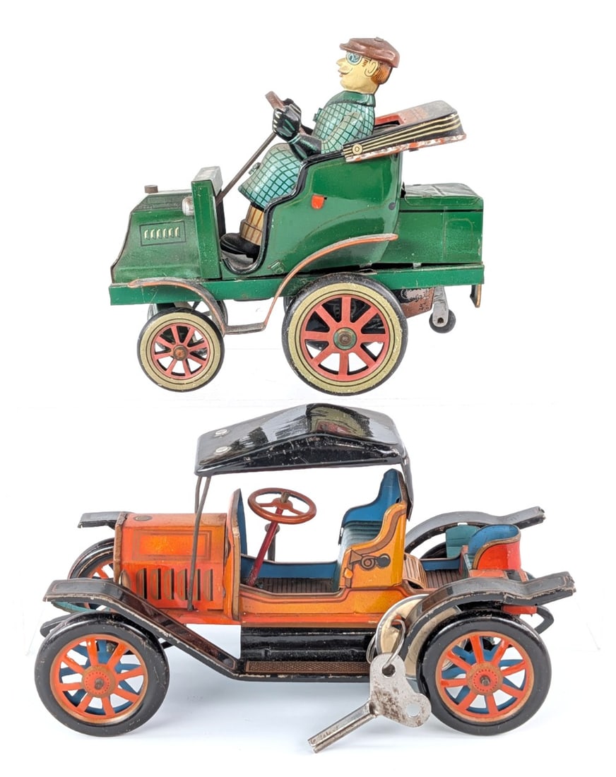 (2) Tin Old Timer Cars (1 of 12)