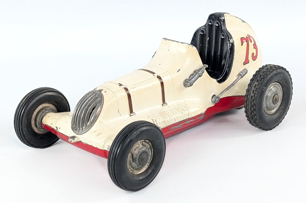 Roy Cox Thimble Drome Champion #73 Racer - White (1 of 6)