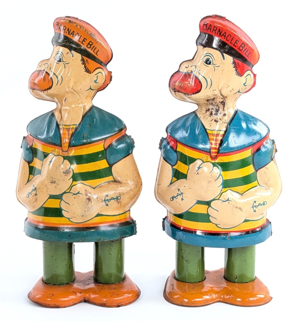 (2) Chein Tin Windup Barnacle Bill Walkers (1 of 10)