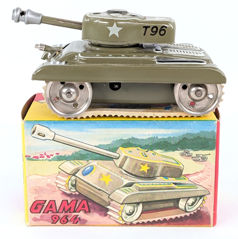 GAMA Tin Windup T96 Army Tank (1 of 8)