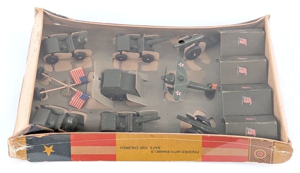 Jaymar Specialty Toy Co. Complete Miniature Mobile Army In Box (1 of 9)
