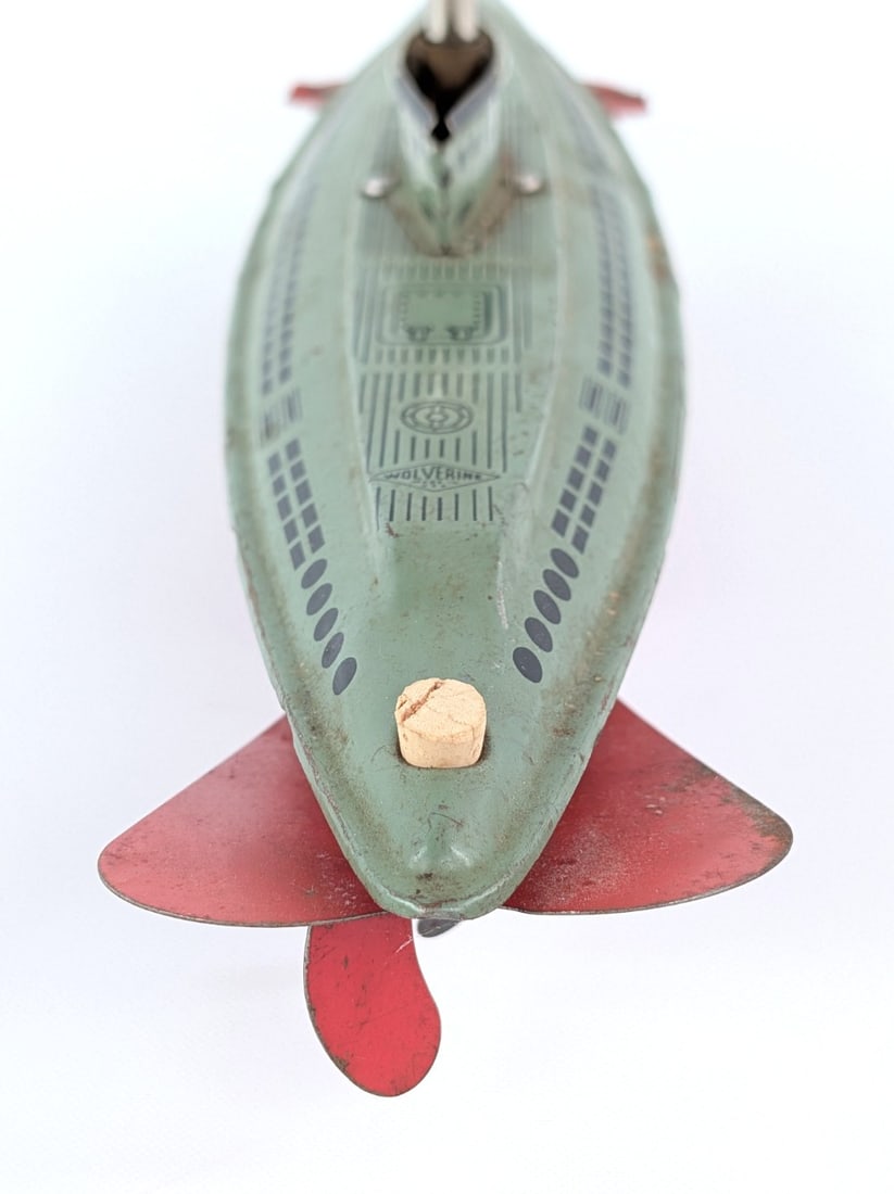 Wolverine Tin Windup Diving Submarine - 4