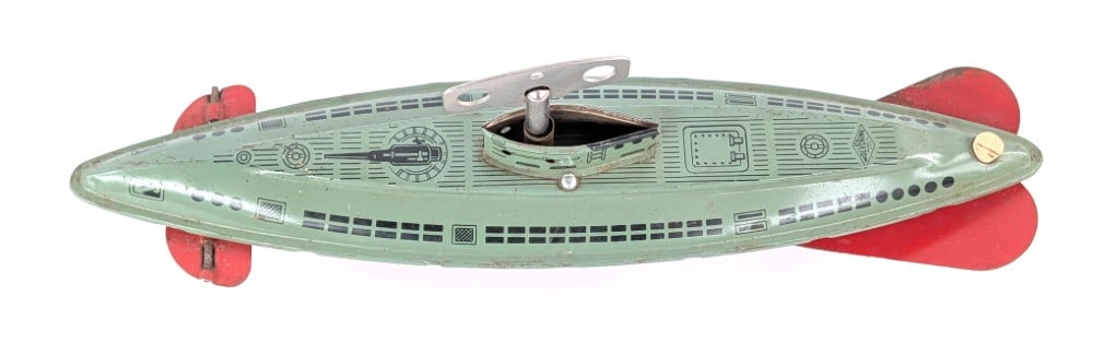 Wolverine Tin Windup Diving Submarine - 5
