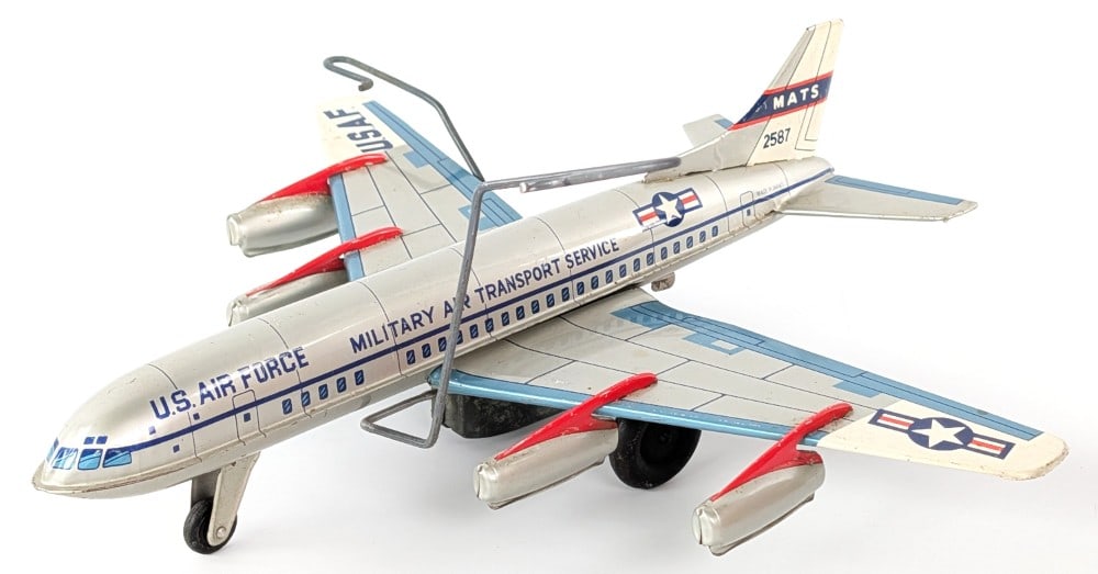 Japan Tin Friction U.S. Air Force Military Air Transport Service Plane (1 of 7)