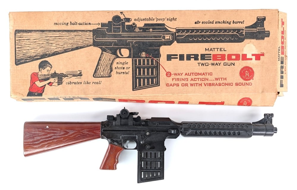 Mattel Firebolt Two-Way Gun with Box (1 of 14)