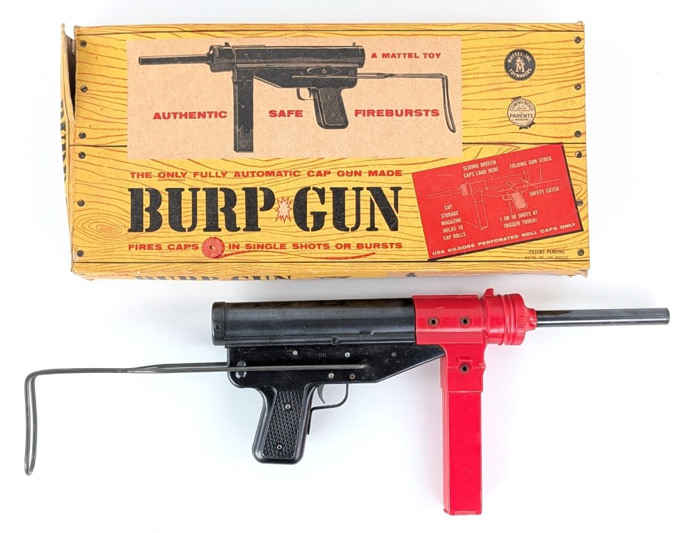 Mattel Burp Gun Cap Gun with Box (1 of 12)