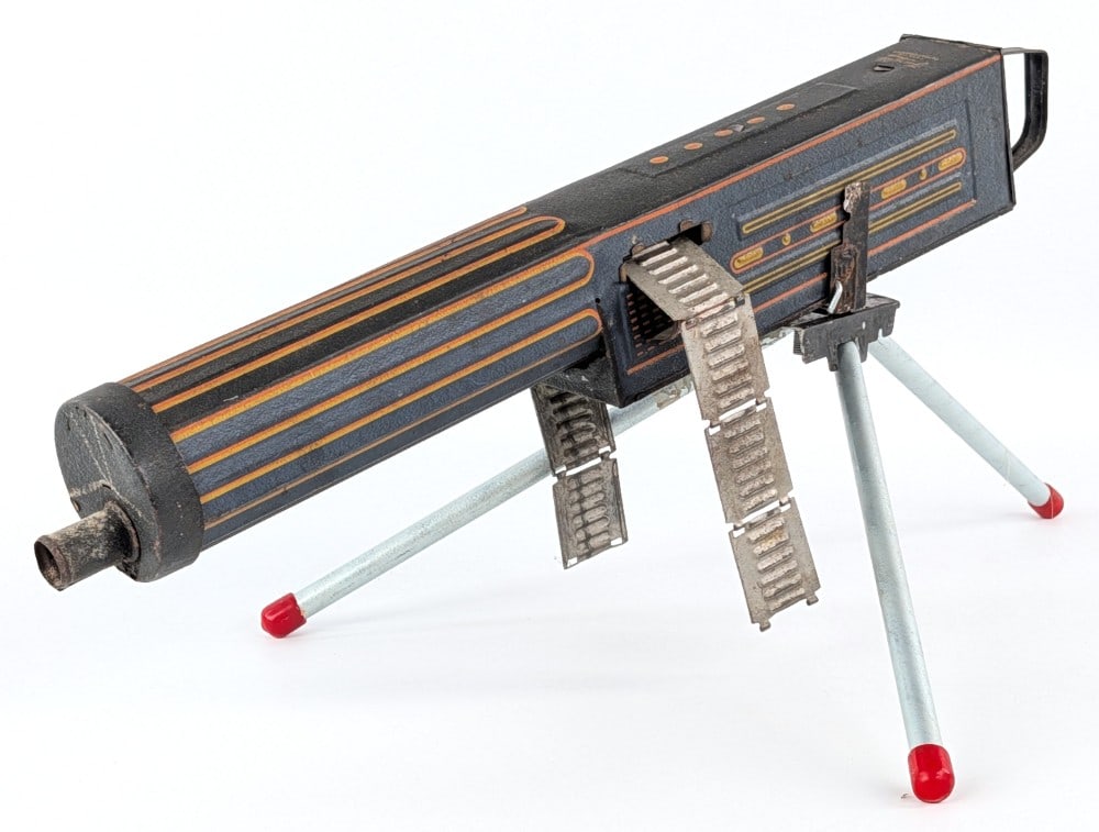 Fairylite Tin Windup Machine Gun on Tripod (1 of 8)