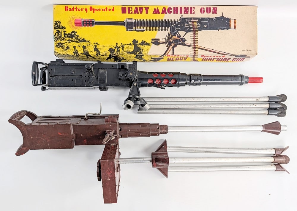 Marx and Maco Machine Gun with Tripod Toys (1 of 16)
