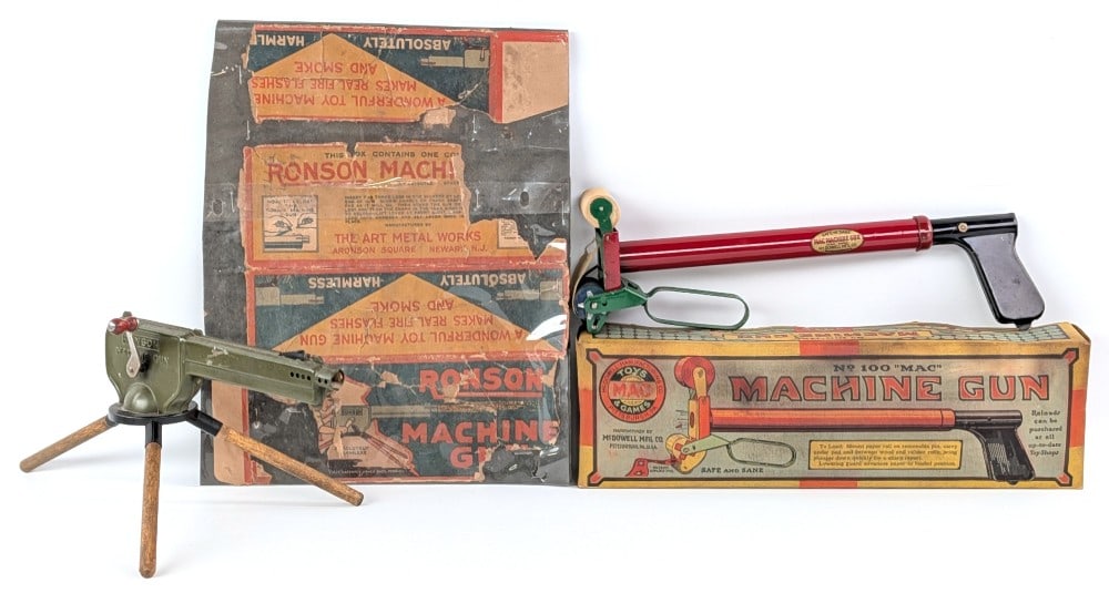 Ronson and McDowell Machine Gun Toys w/ Boxes (1 of 13)