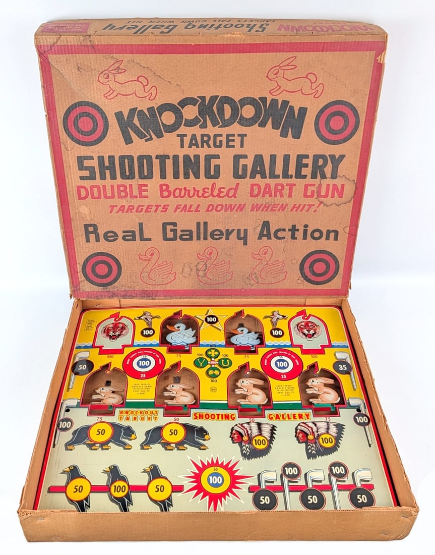 Marx Knockdown Target Shooting Gallery with Box (1 of 10)