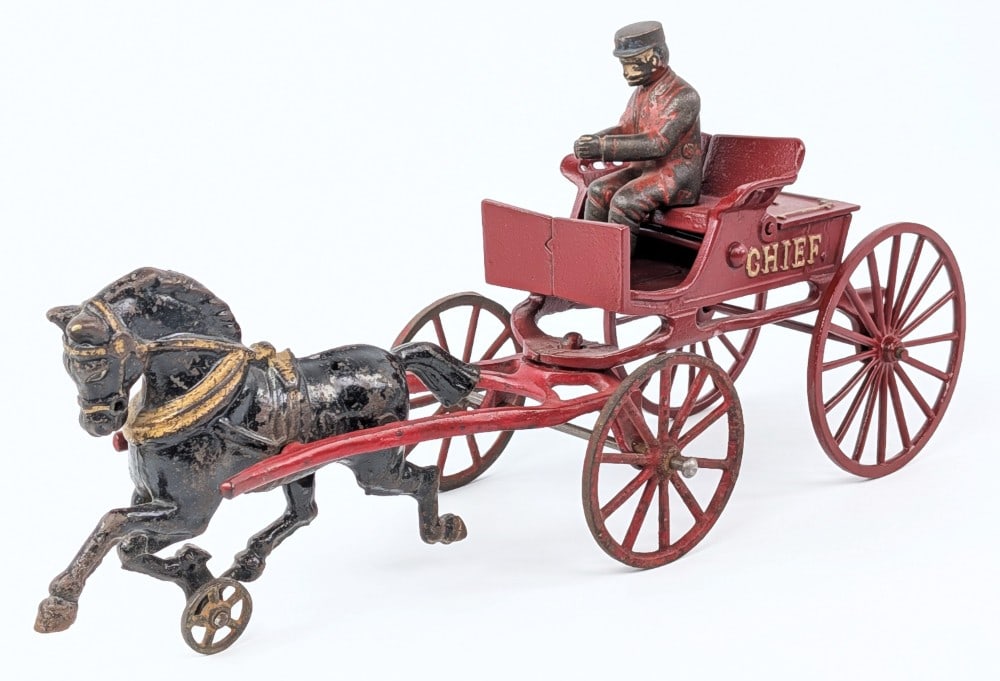 Hubley Horse Drawn Fire Chief Wagon (1 of 8)