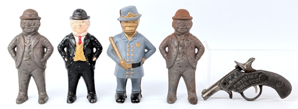 Foxy Grandpa, Police Officer Bank, and American Bulldog Cap Gun (1 of 9)