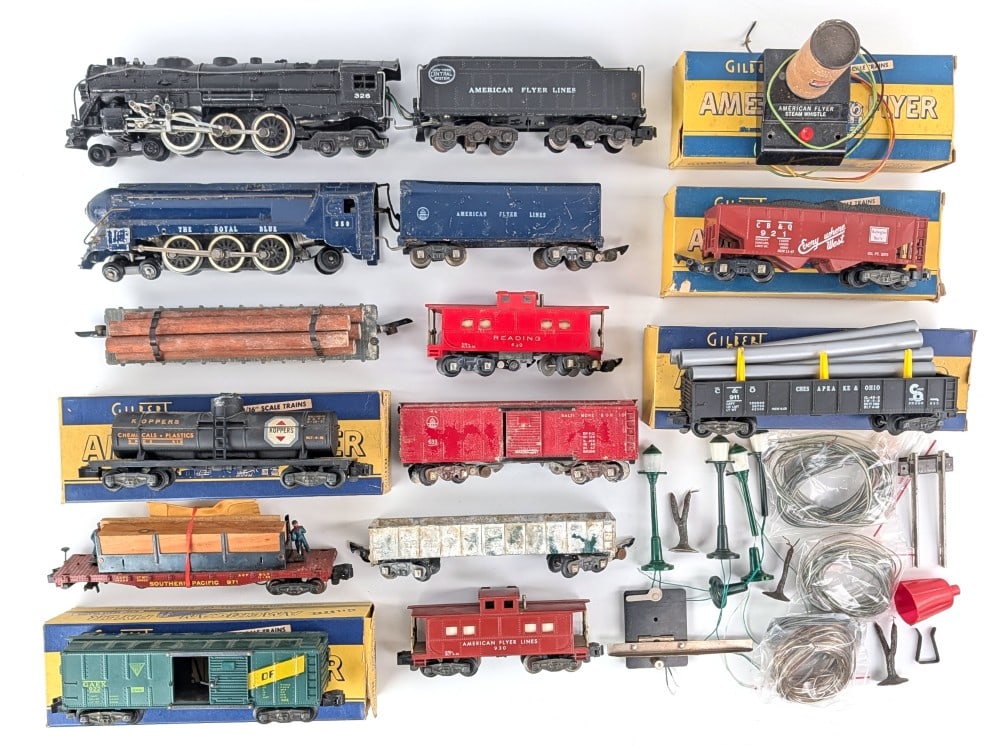 American Flyer 20360 Set Box with Misc. Train Cars and Engines (1 of 9)
